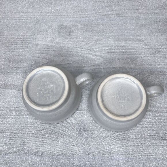 4x Pfaltzgraff Yorktowne Stoneware 1Y Flat Mug Vintage USA Castle Mark - Picture 13 of 15